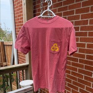 Next Level Apparel Bonaroo Music Festival Dusty Rose Short Sleeve Pocket Tee